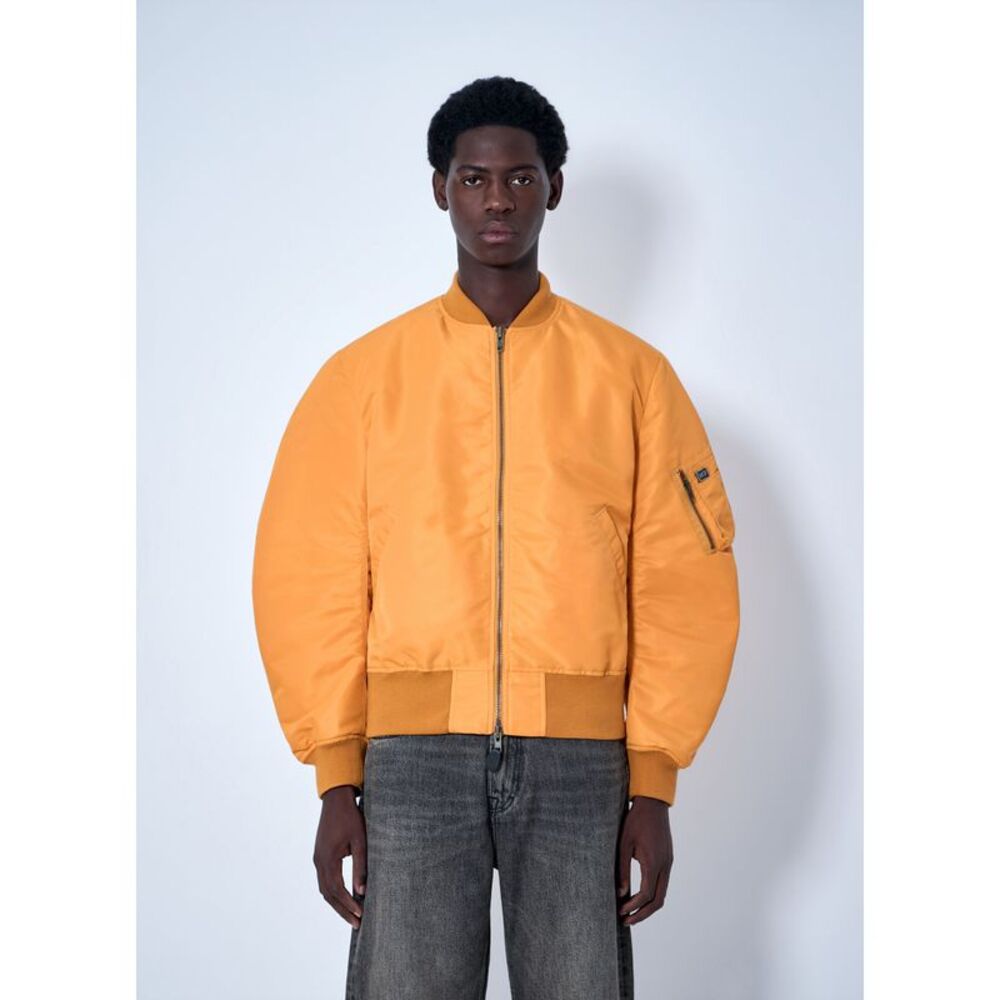 Martine Rose Men Bomber Jacket With Ribbed Trims